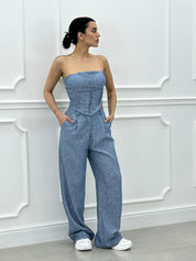 COORDINATO TOP FASCIA E PANTALONE NEW SS25