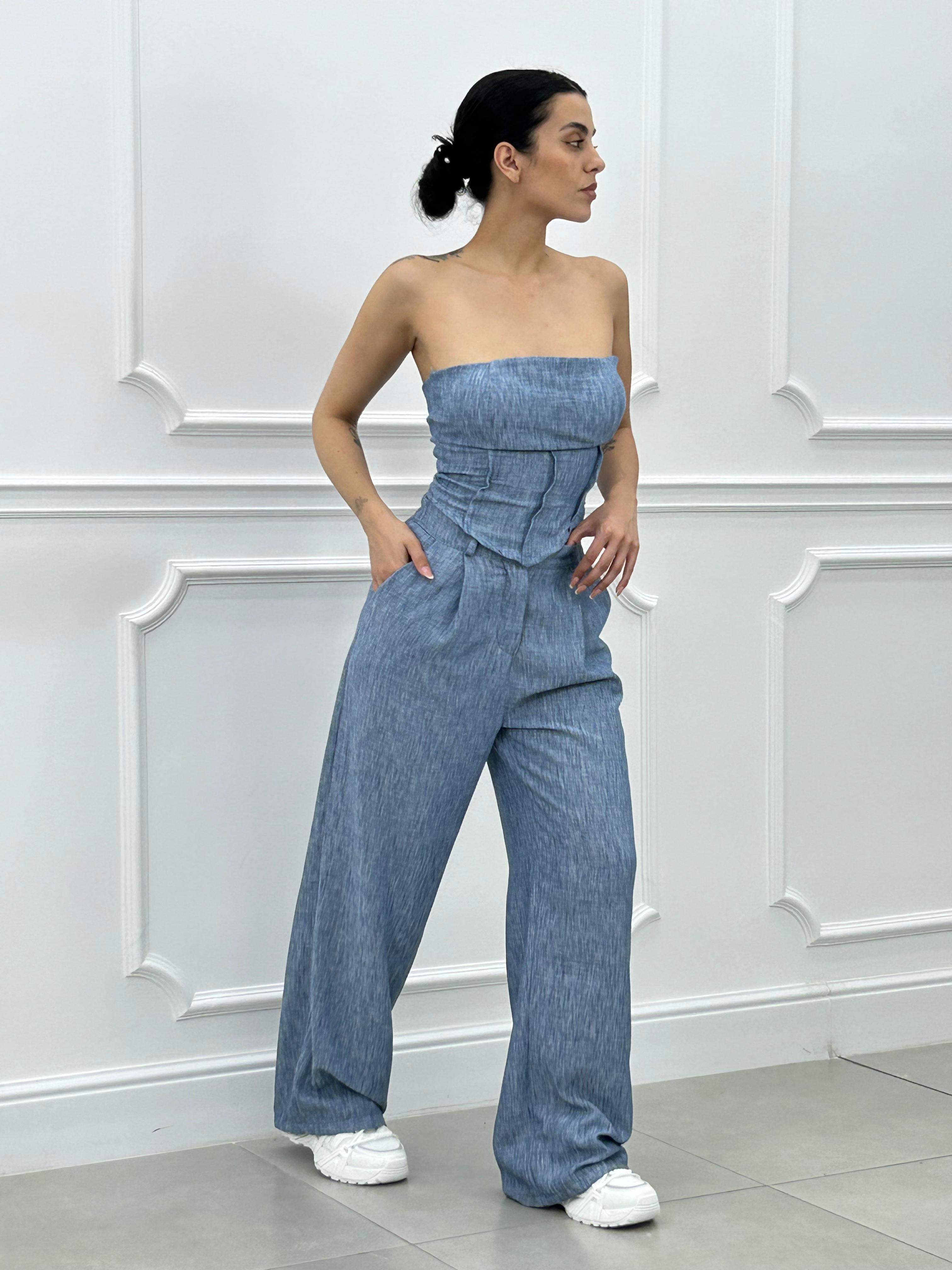 COORDINATO TOP FASCIA E PANTALONE NEW SS25