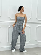 COORDINATO TOP FASCIA E PANTALONE NEW SS25
