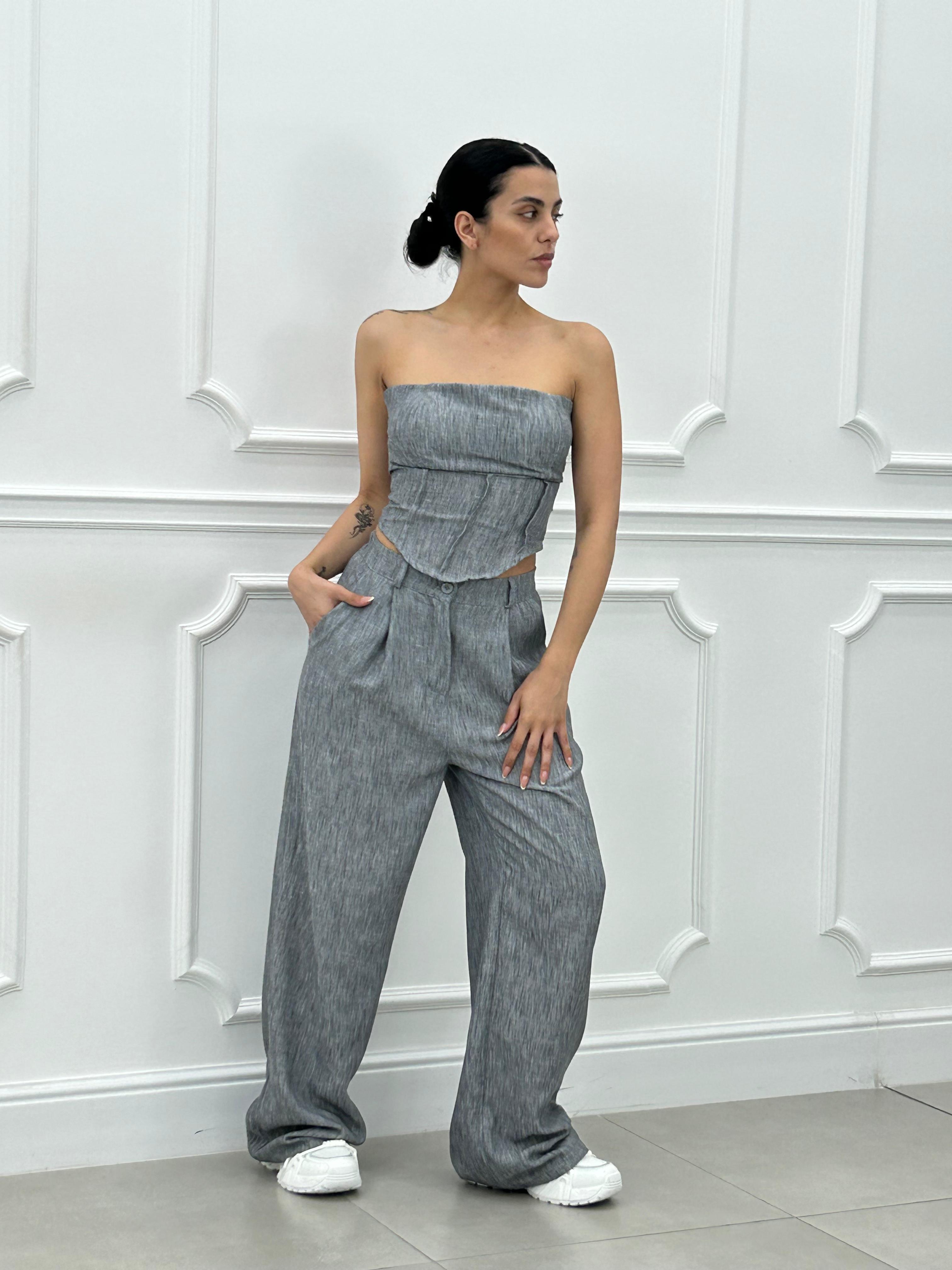 COORDINATO TOP FASCIA E PANTALONE NEW SS25