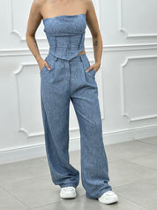 COORDINATO TOP FASCIA E PANTALONE NEW SS25