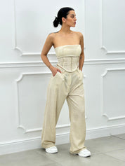 COORDINATO TOP FASCIA E PANTALONE NEW SS25