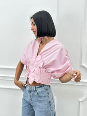 BLUSA FLOREAL CHIC NEW SS25