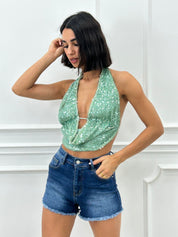 SHORTS DENIM SCURO SFRANGIATO NEW SS25