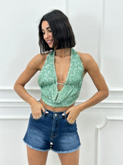 SHORTS DENIM SCURO SFRANGIATO NEW SS25