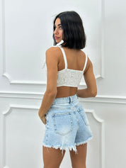 SHORTS CON STRASS NEW SS25