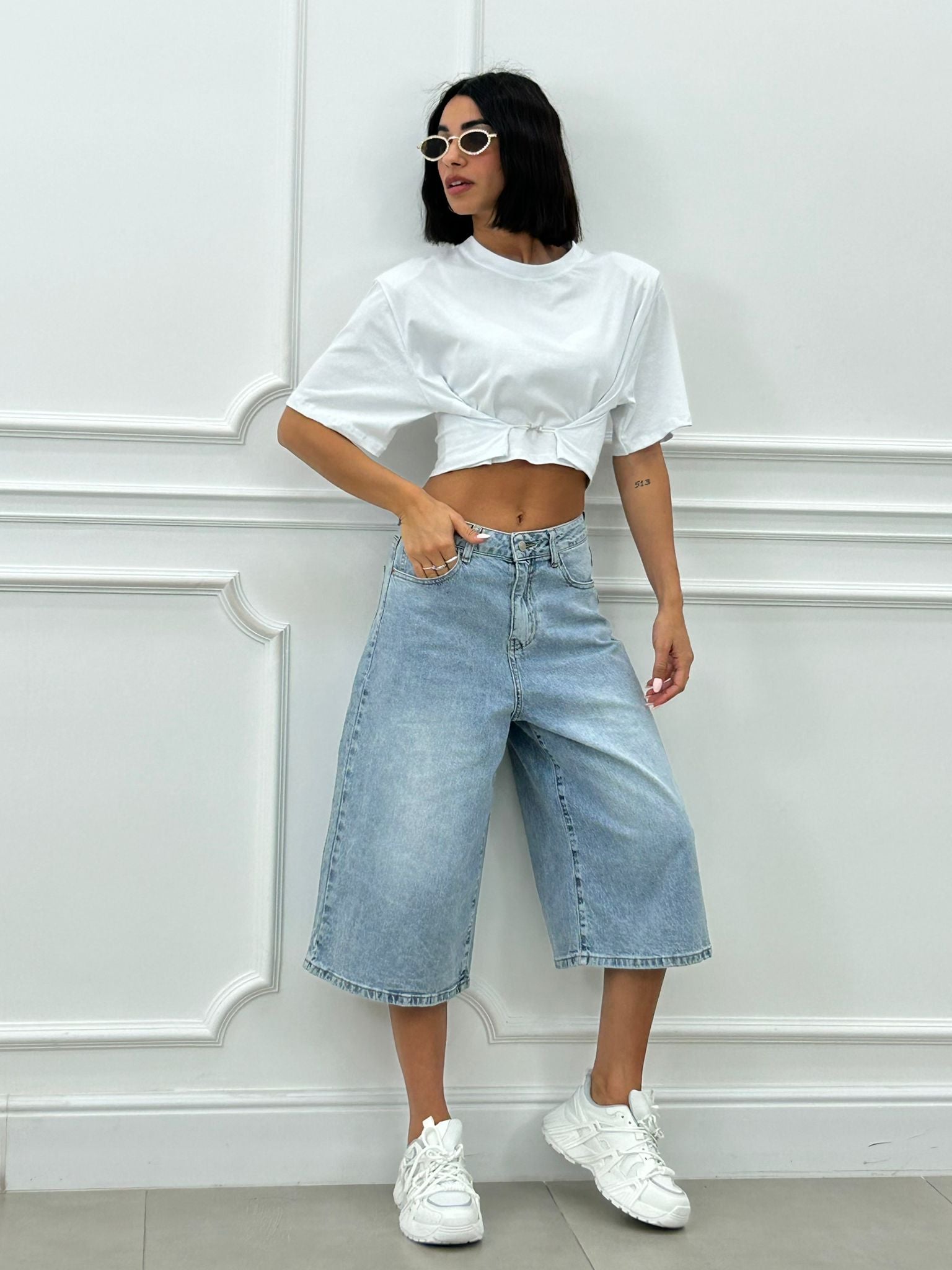 MAXI BERMUDA DENIM NEW SS25