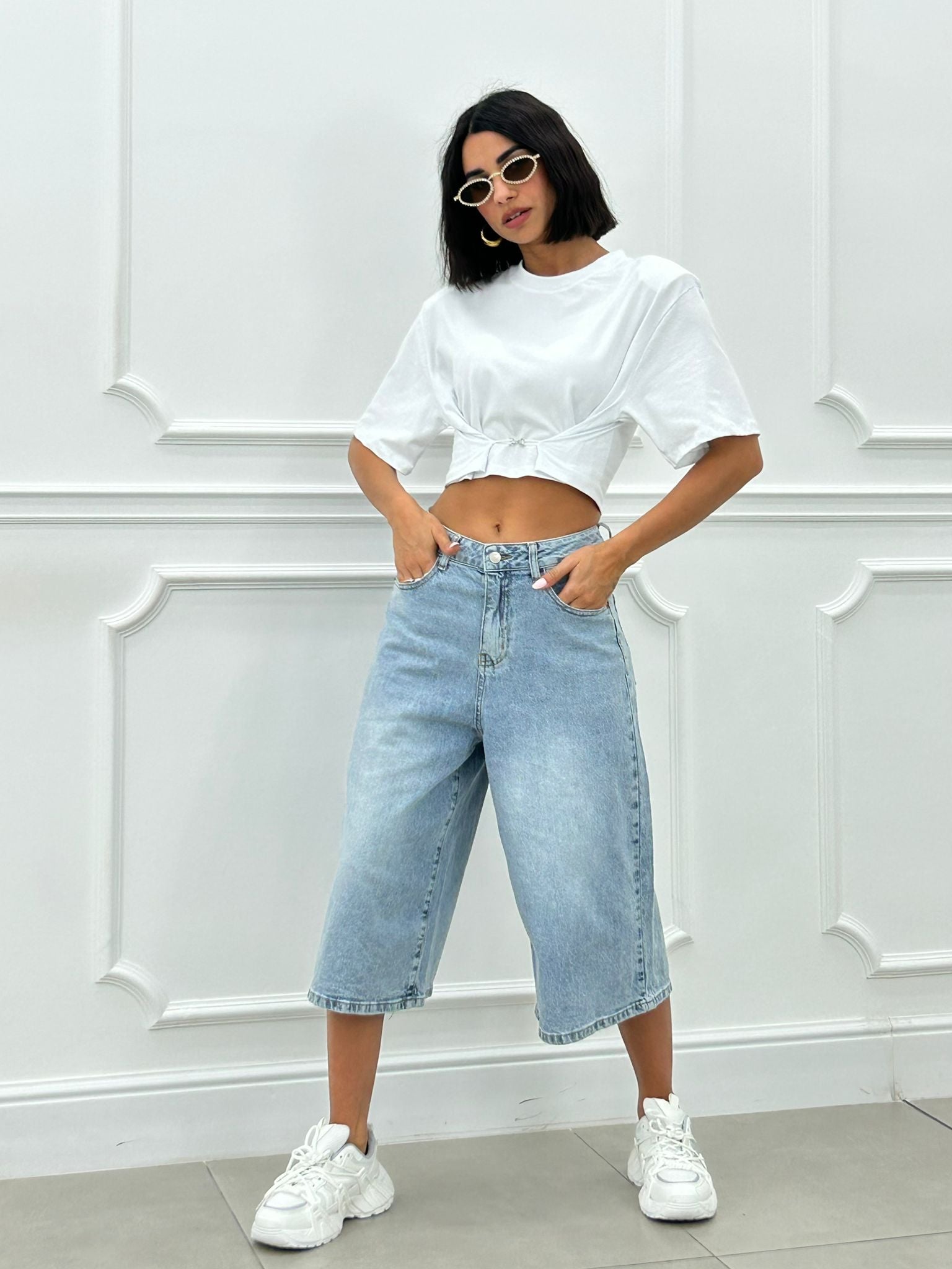 MAXI BERMUDA DENIM NEW SS25
