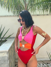 COORD-SET BIKINI E GONNA SANTORINI NEW SS25