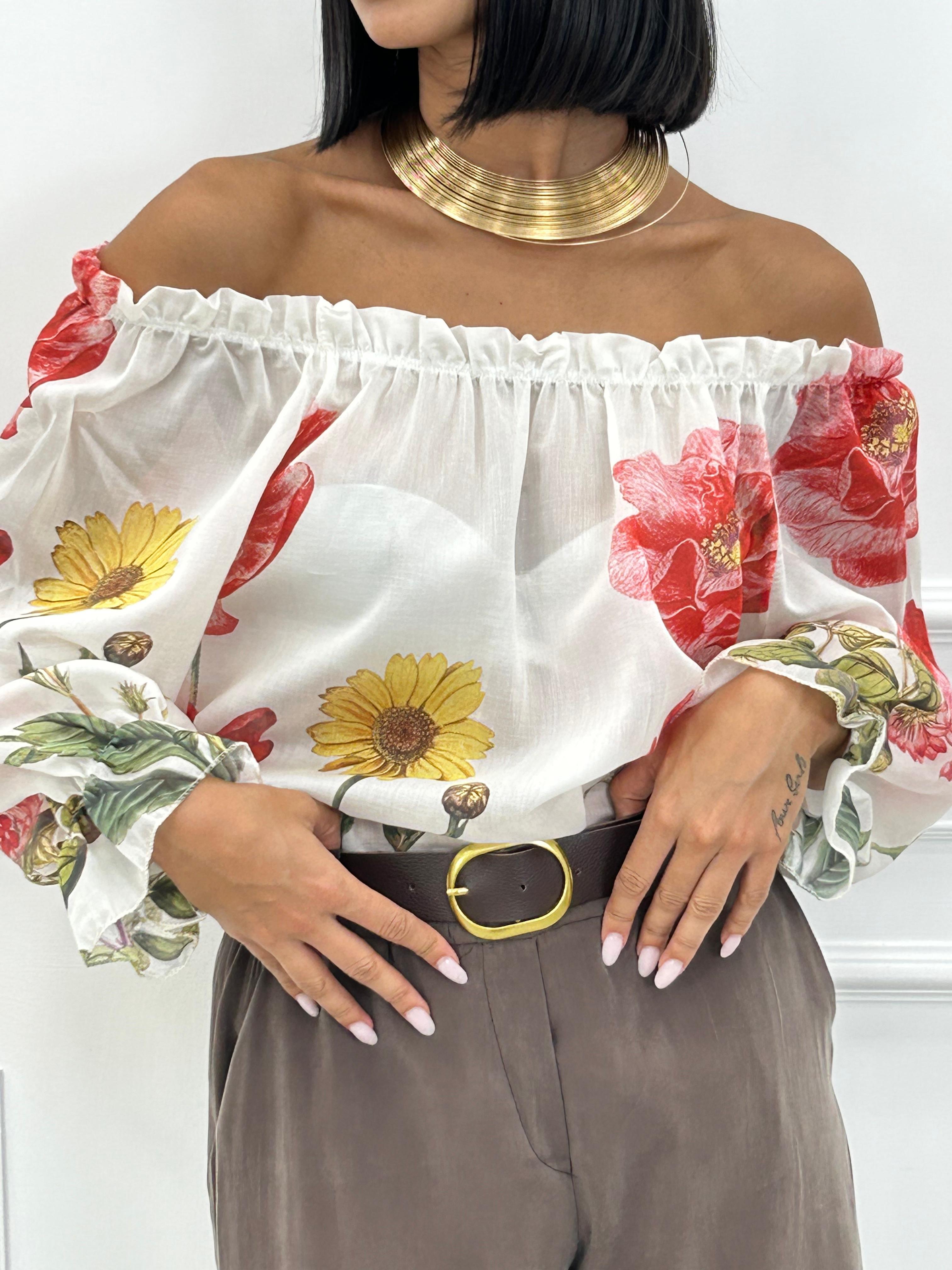 BLUSA FLOREAL NEW SS25