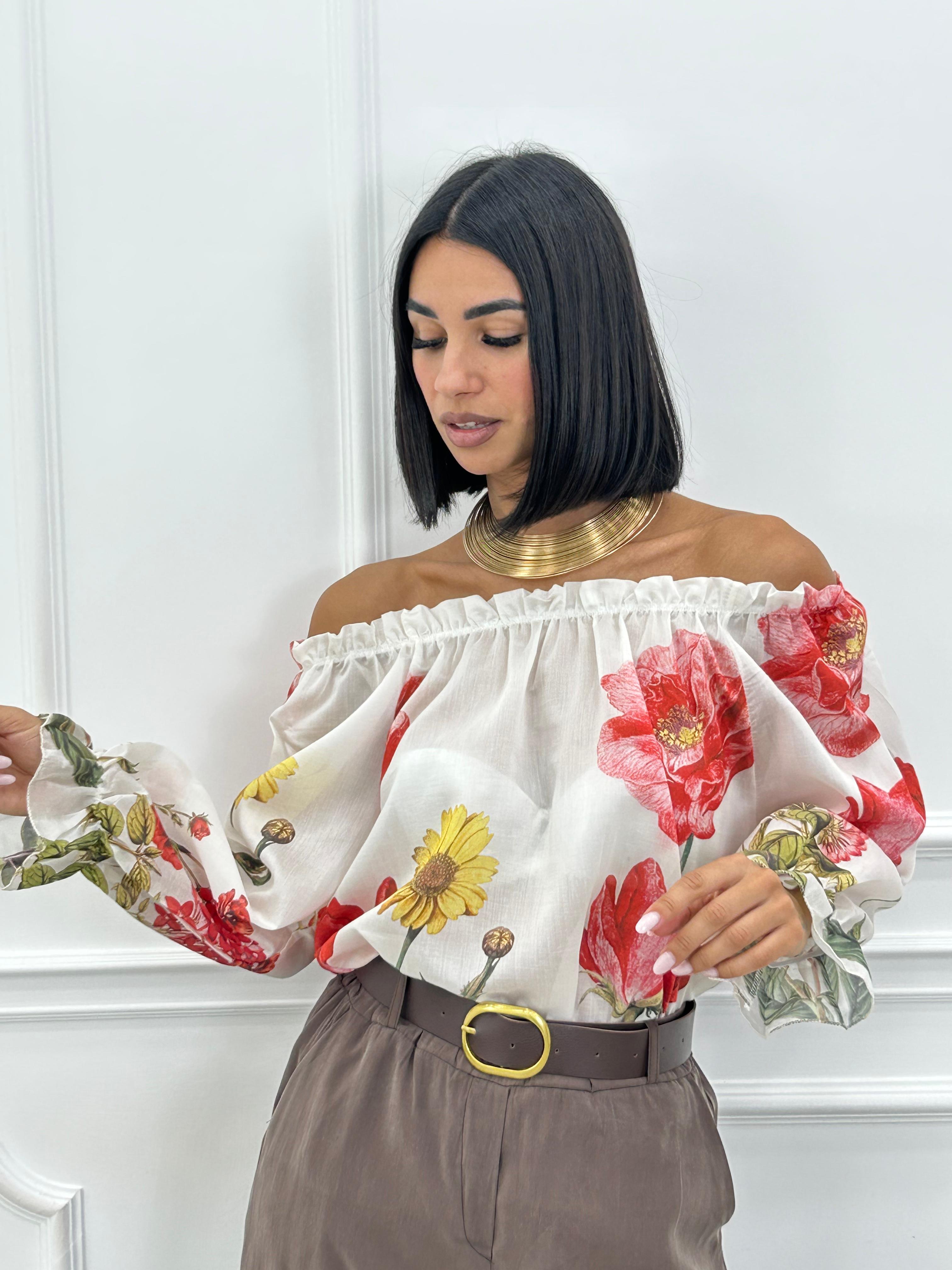 BLUSA FLOREAL NEW SS25