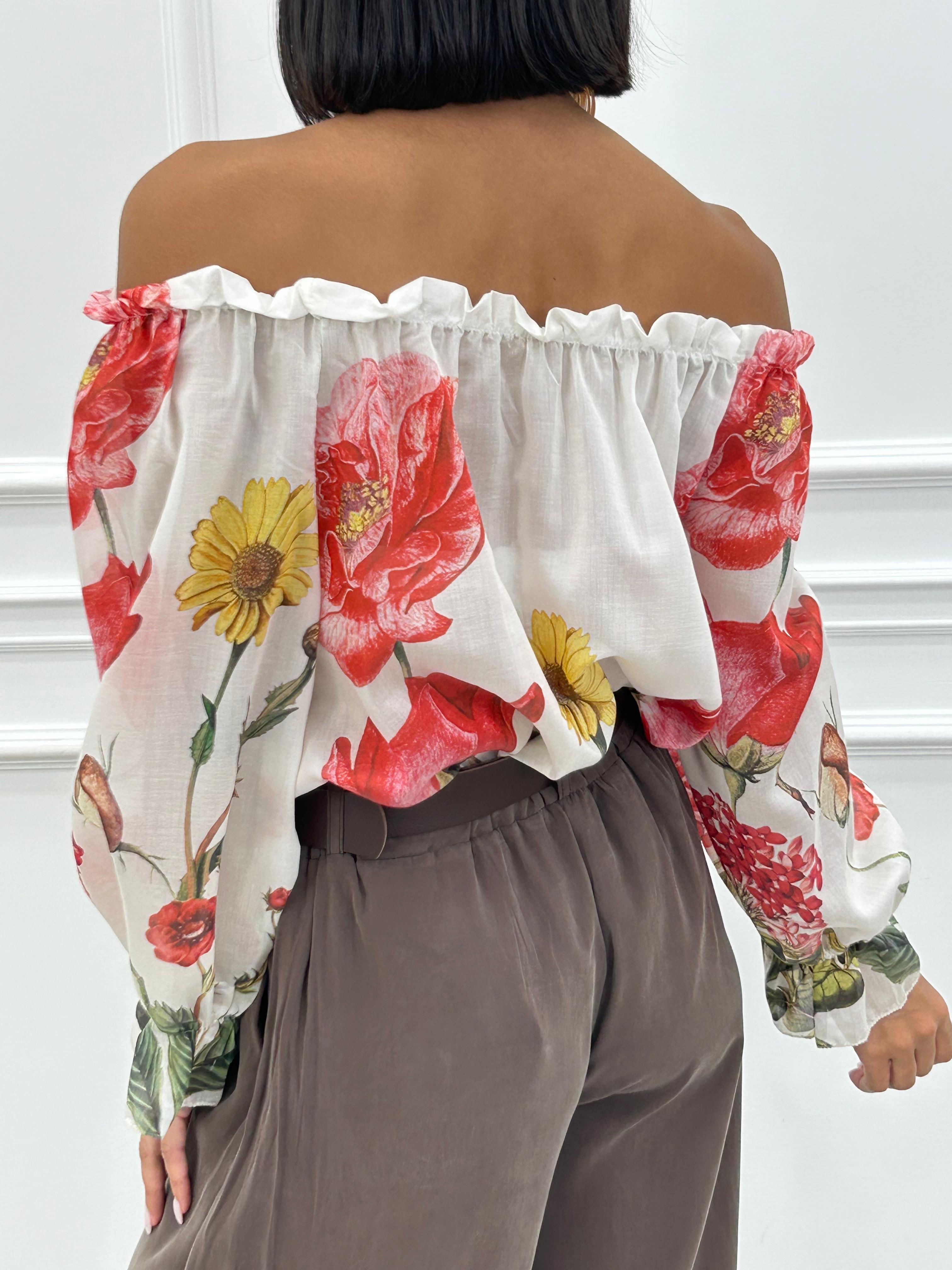 BLUSA FLOREAL NEW SS25