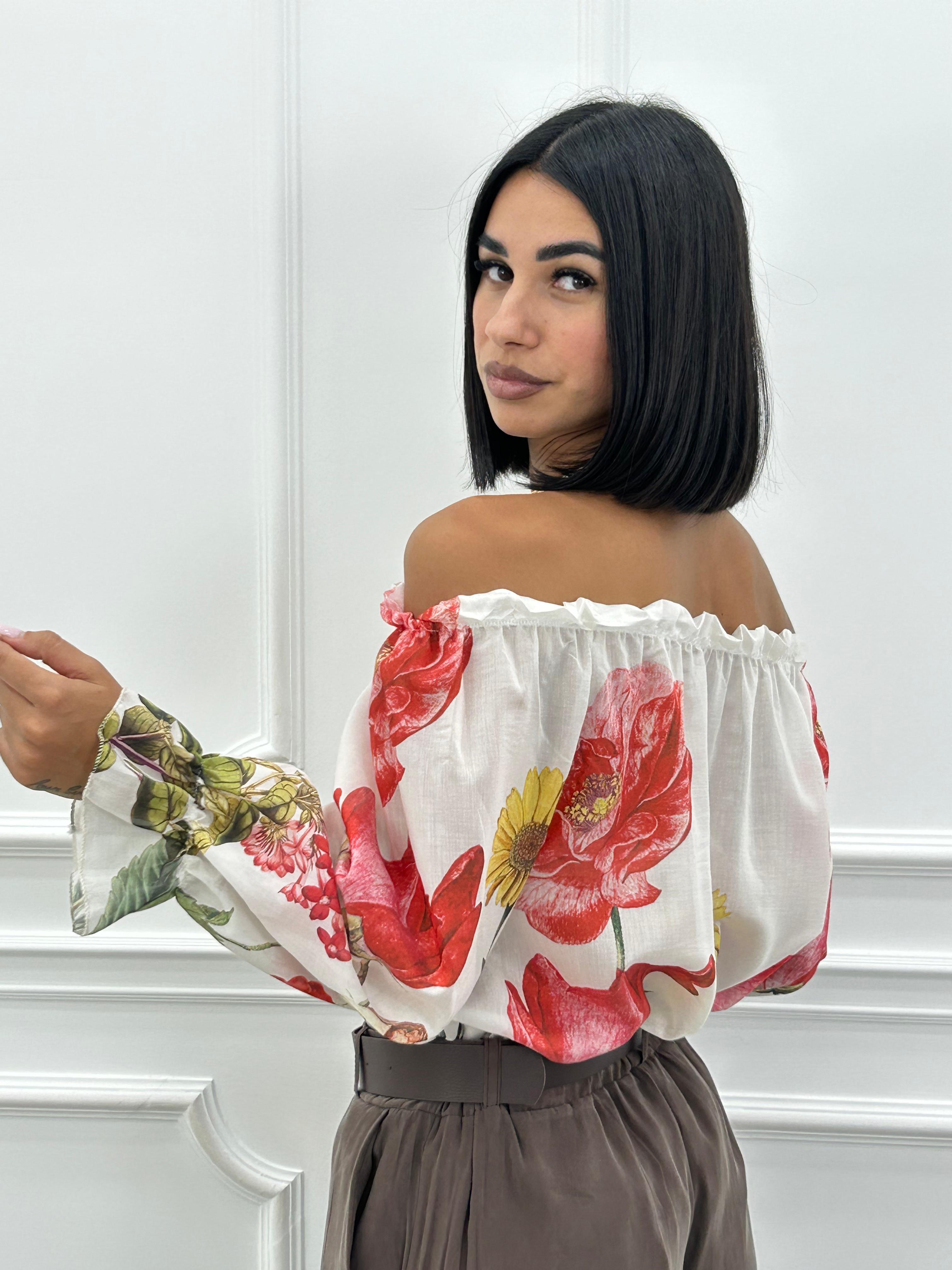 BLUSA FLOREAL NEW SS25