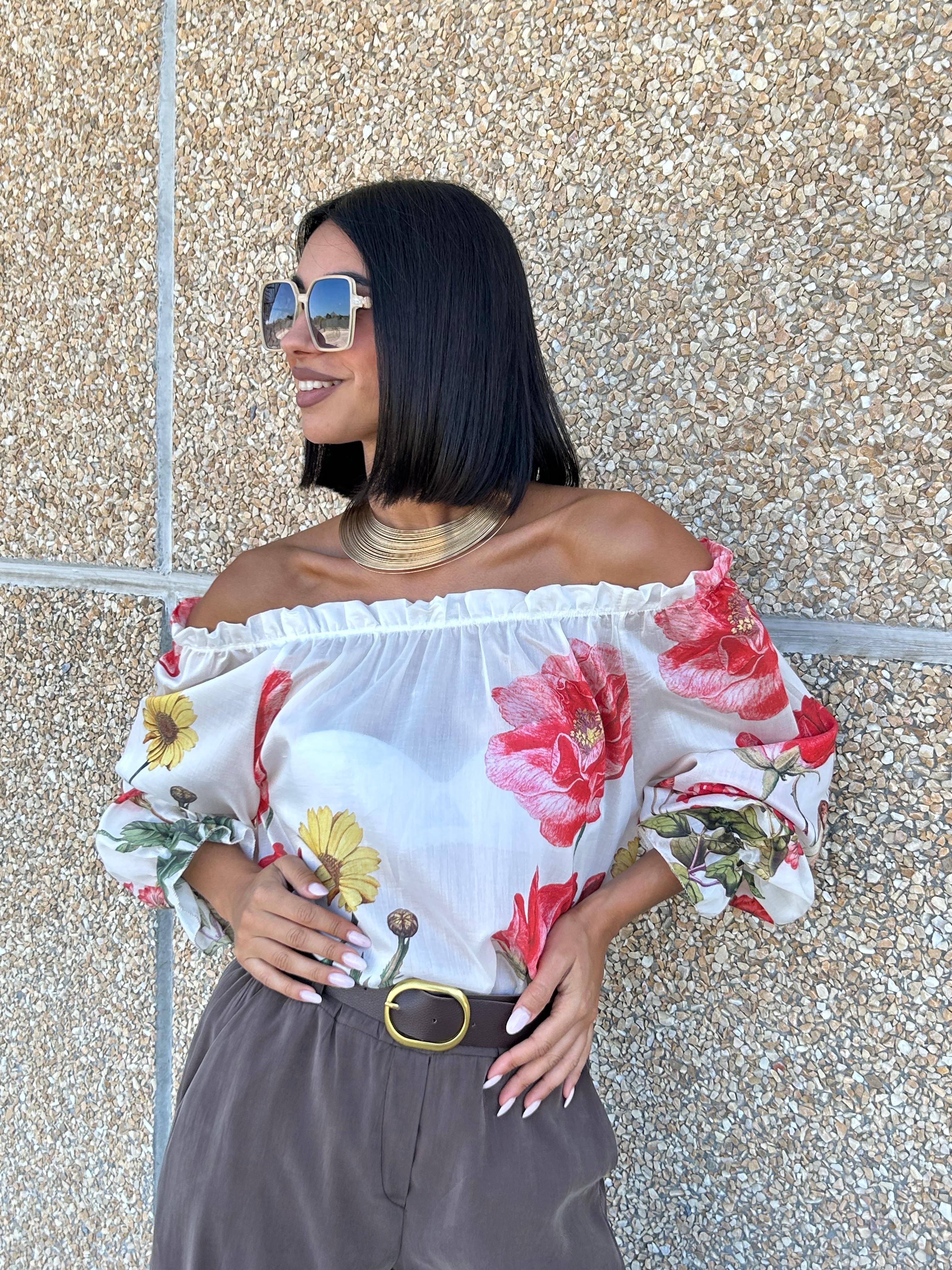 BLUSA FLOREAL NEW SS25
