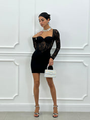 ABITO TUBINO IN PIZZO NEW SS25