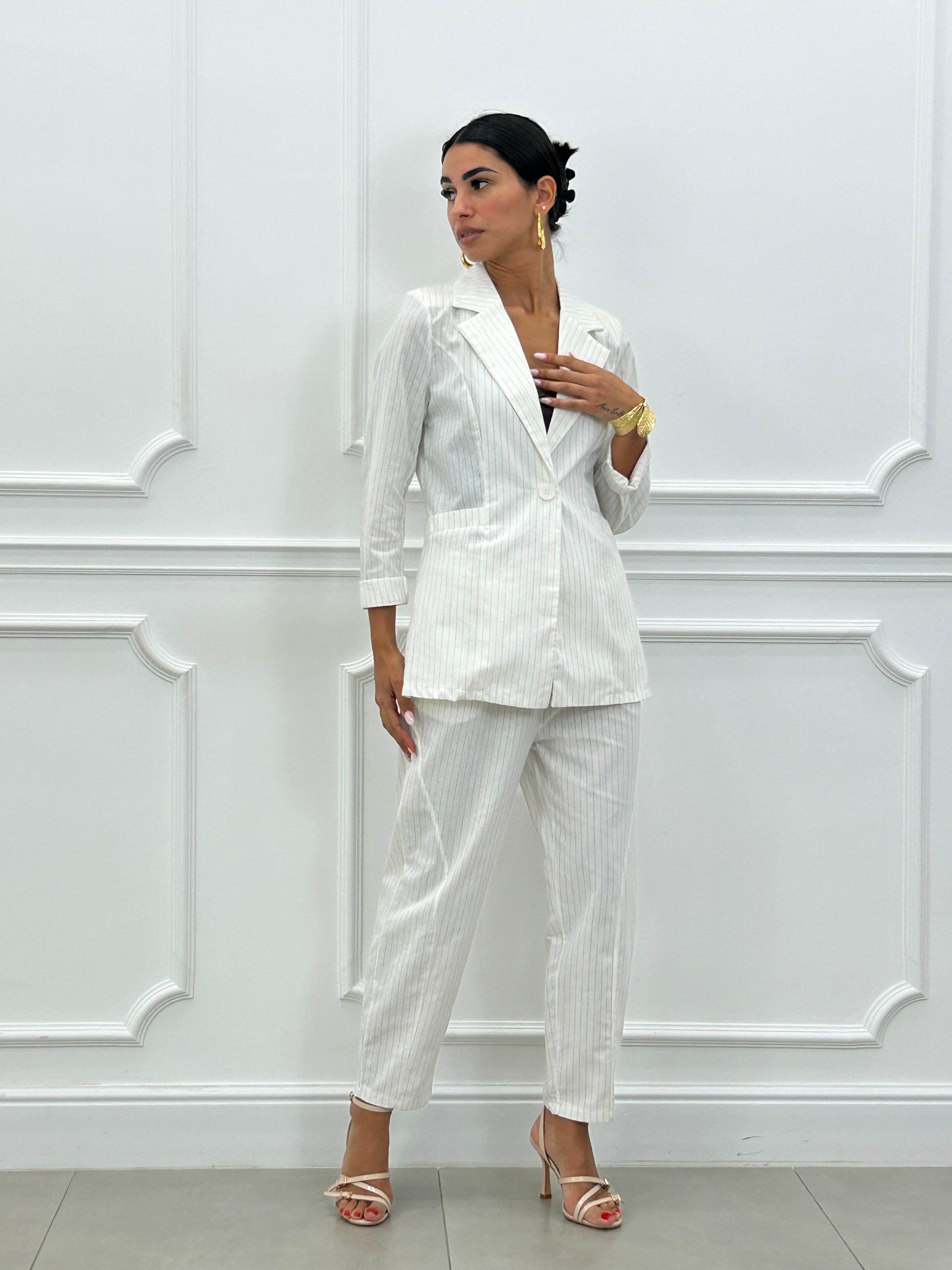 COORD-SET MISTO LINO GESSATO NEW SS25