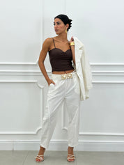 COORD-SET MISTO LINO GESSATO NEW SS25
