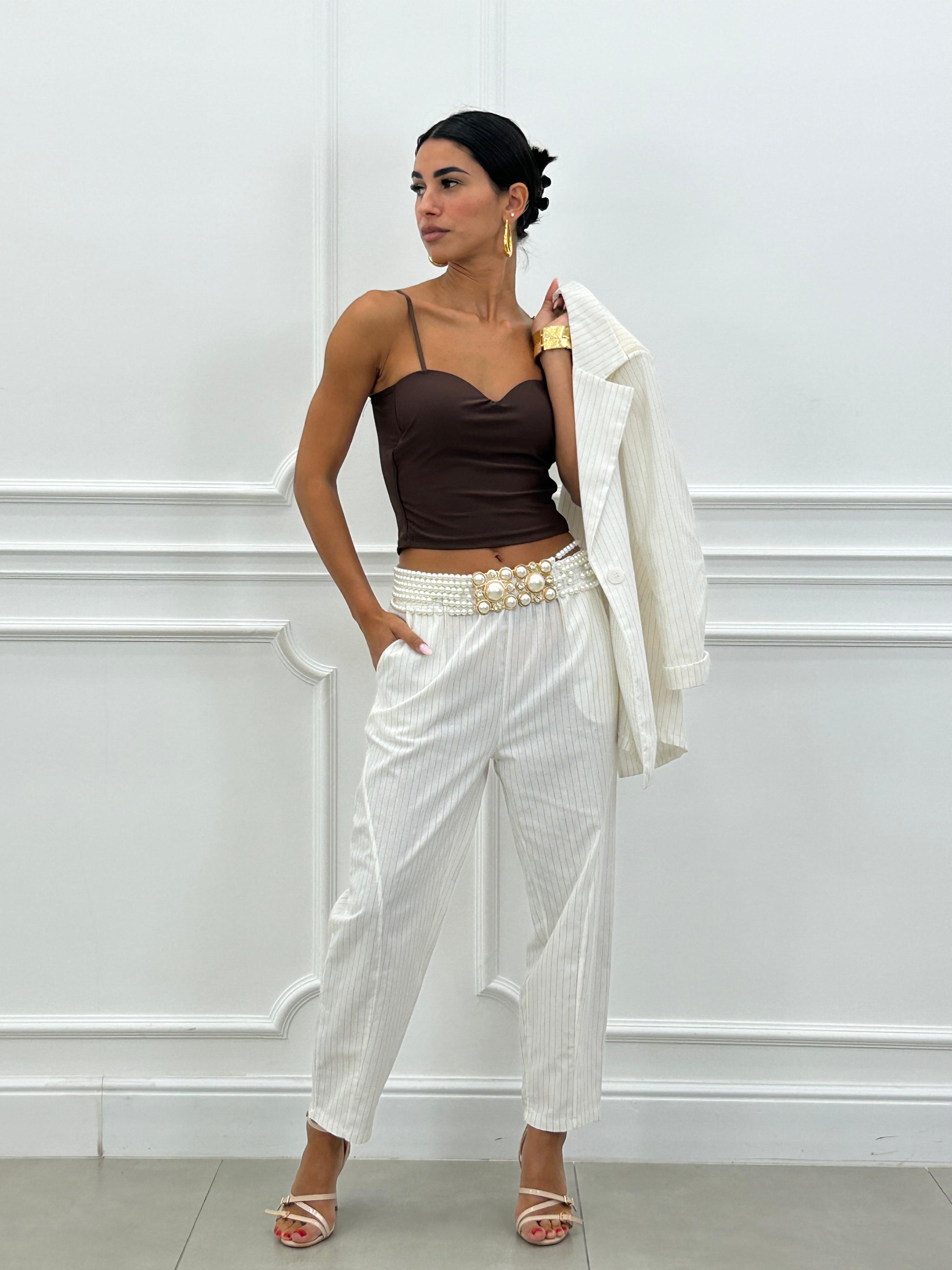 COORD-SET MISTO LINO GESSATO NEW SS25