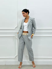 COORD-SET MISTO LINO GESSATO NEW SS25