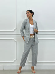 COORD-SET MISTO LINO GESSATO NEW SS25