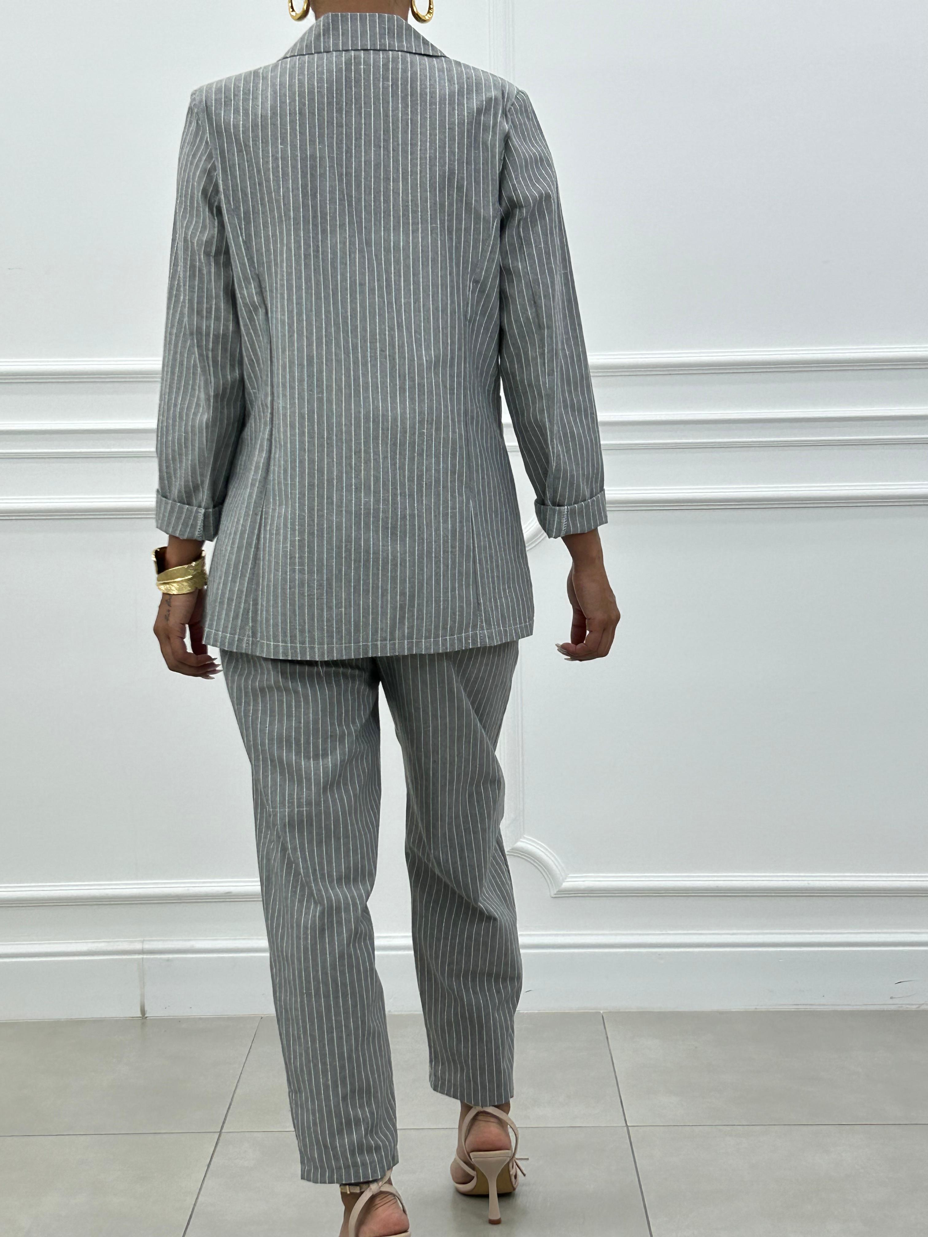 COORD-SET MISTO LINO GESSATO NEW SS25