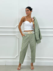 COORD-SET MISTO LINO GESSATO NEW SS25