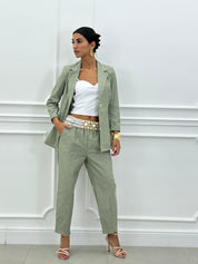 COORD-SET MISTO LINO GESSATO NEW SS25