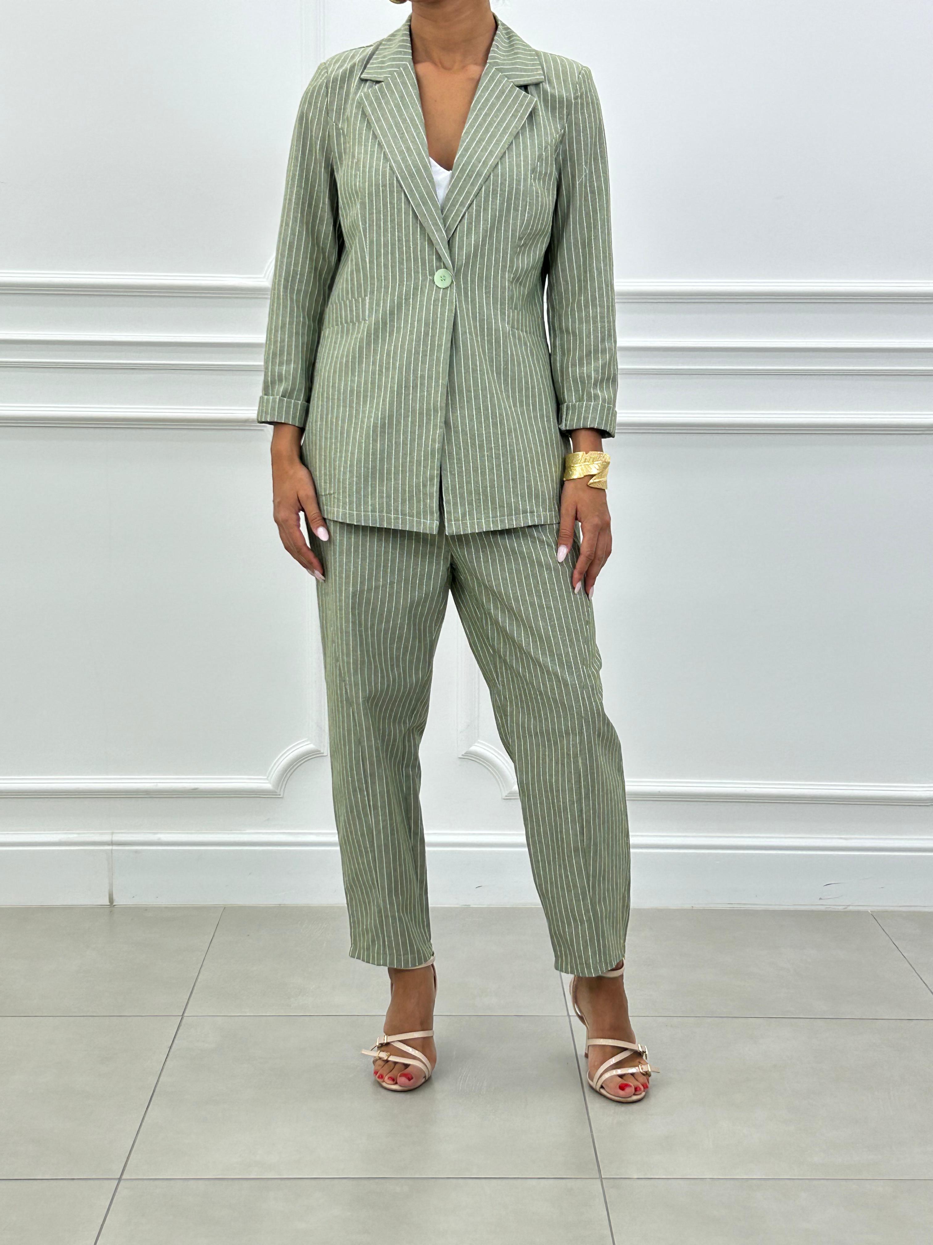 COORD-SET MISTO LINO GESSATO NEW SS25