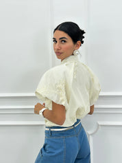 CAMICIA CON PAILLETTES NEW SS25