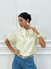 CAMICIA CON PAILLETTES NEW SS25