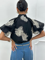 CAMICIA CON PAILLETTES NEW SS25