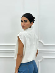 CAMICIA CON RICAMI NEW SS25