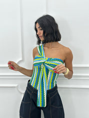 MAGLIA MONOSPALLA GEO CHIC NEW SS25