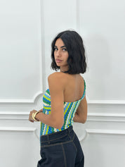 MAGLIA MONOSPALLA GEO CHIC NEW SS25