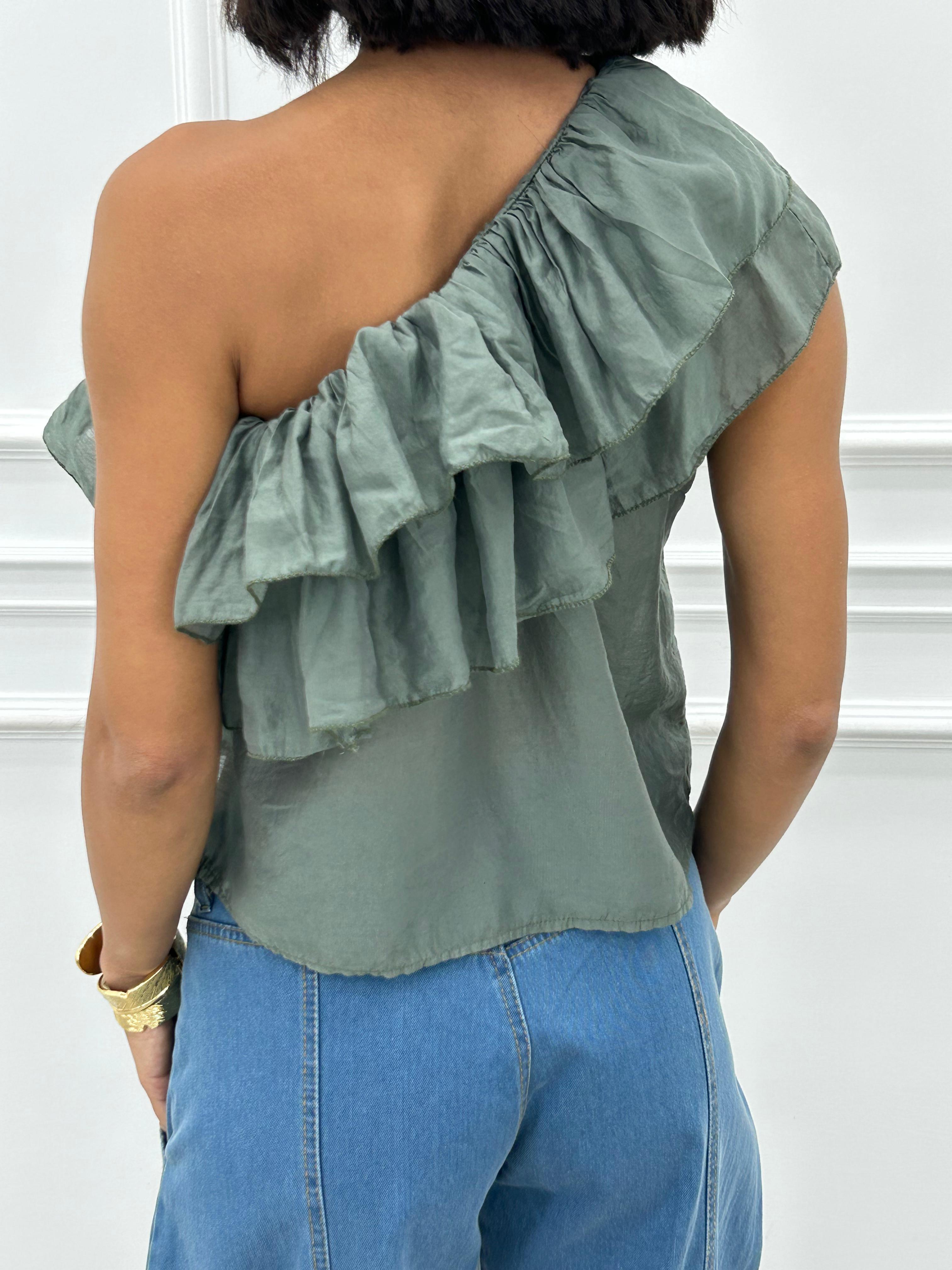 MAGLIA MONOSPALLA E ROUCHE NEW SS25