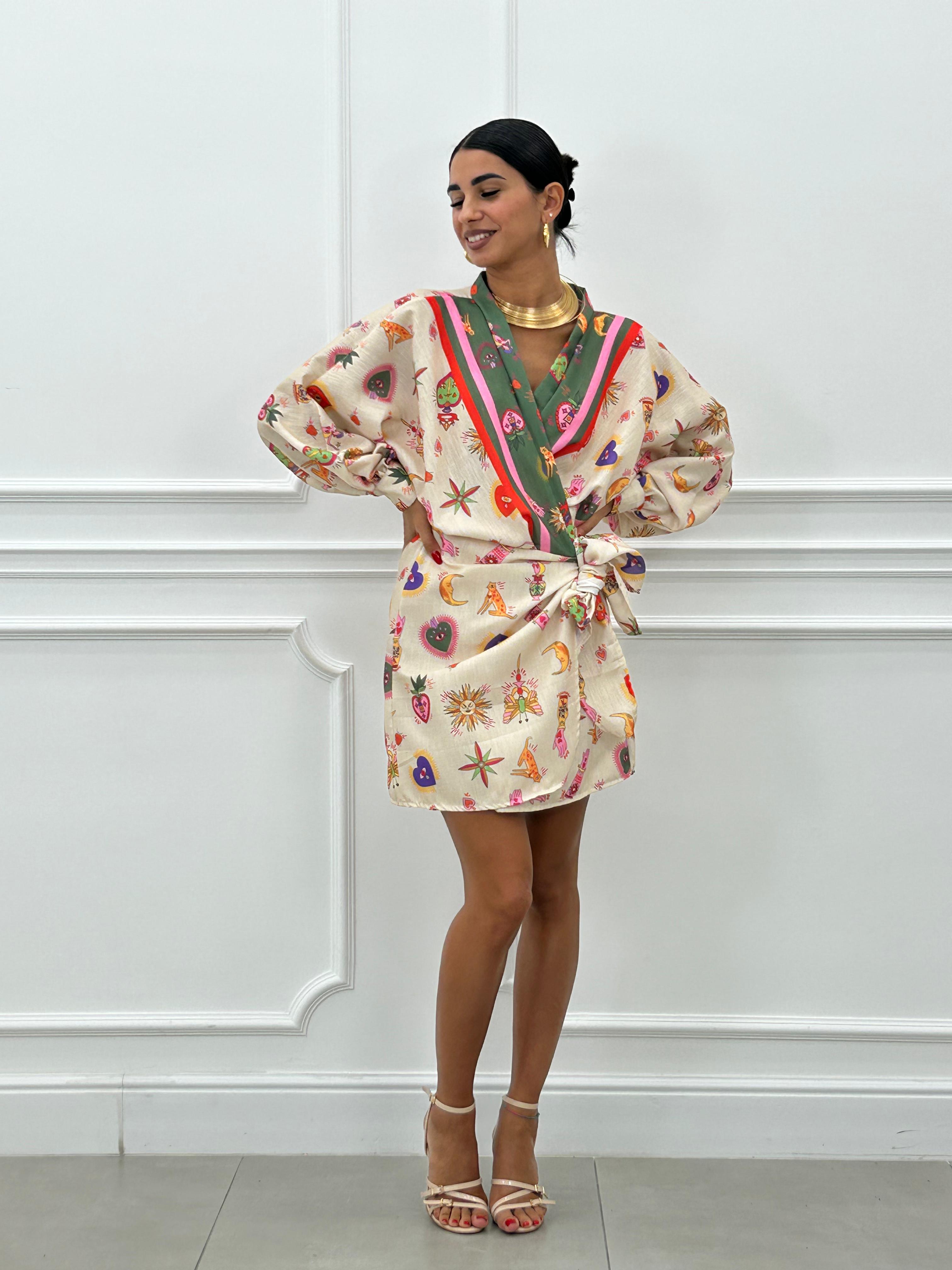 DRESS KIMONO FANTASIA NEW SS25