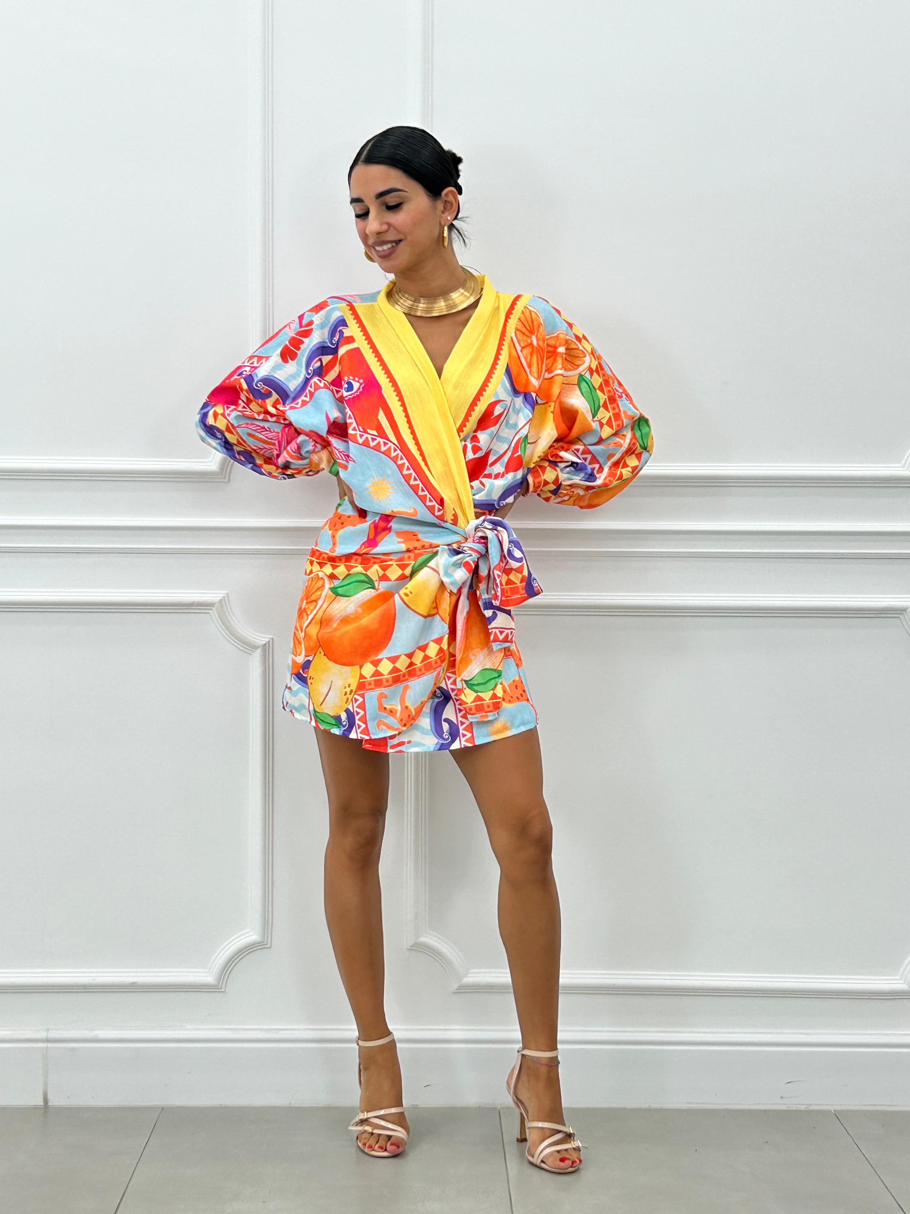 DRESS KIMONO FANTASIA NEW SS25