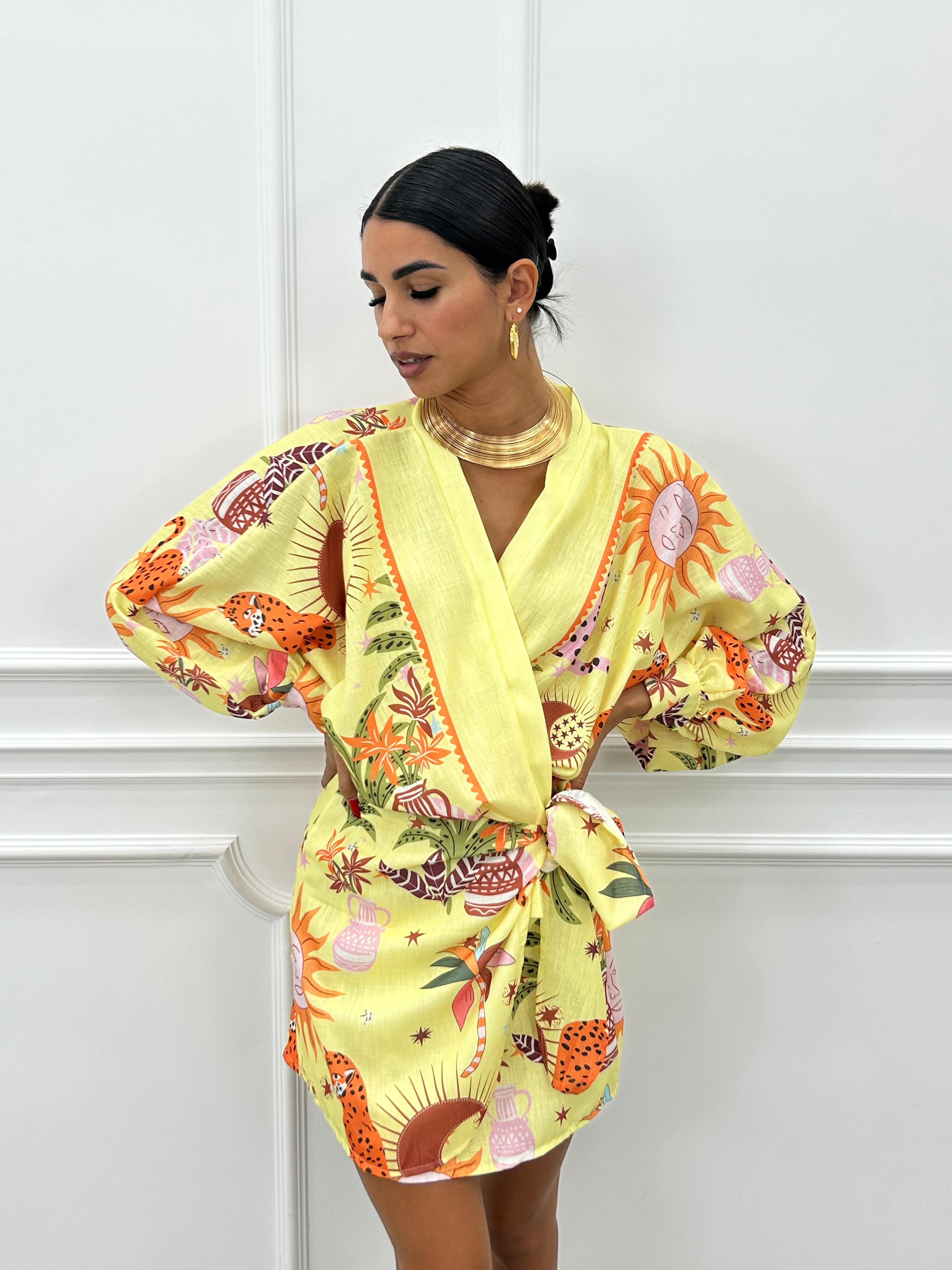 DRESS KIMONO FANTASIA NEW SS25