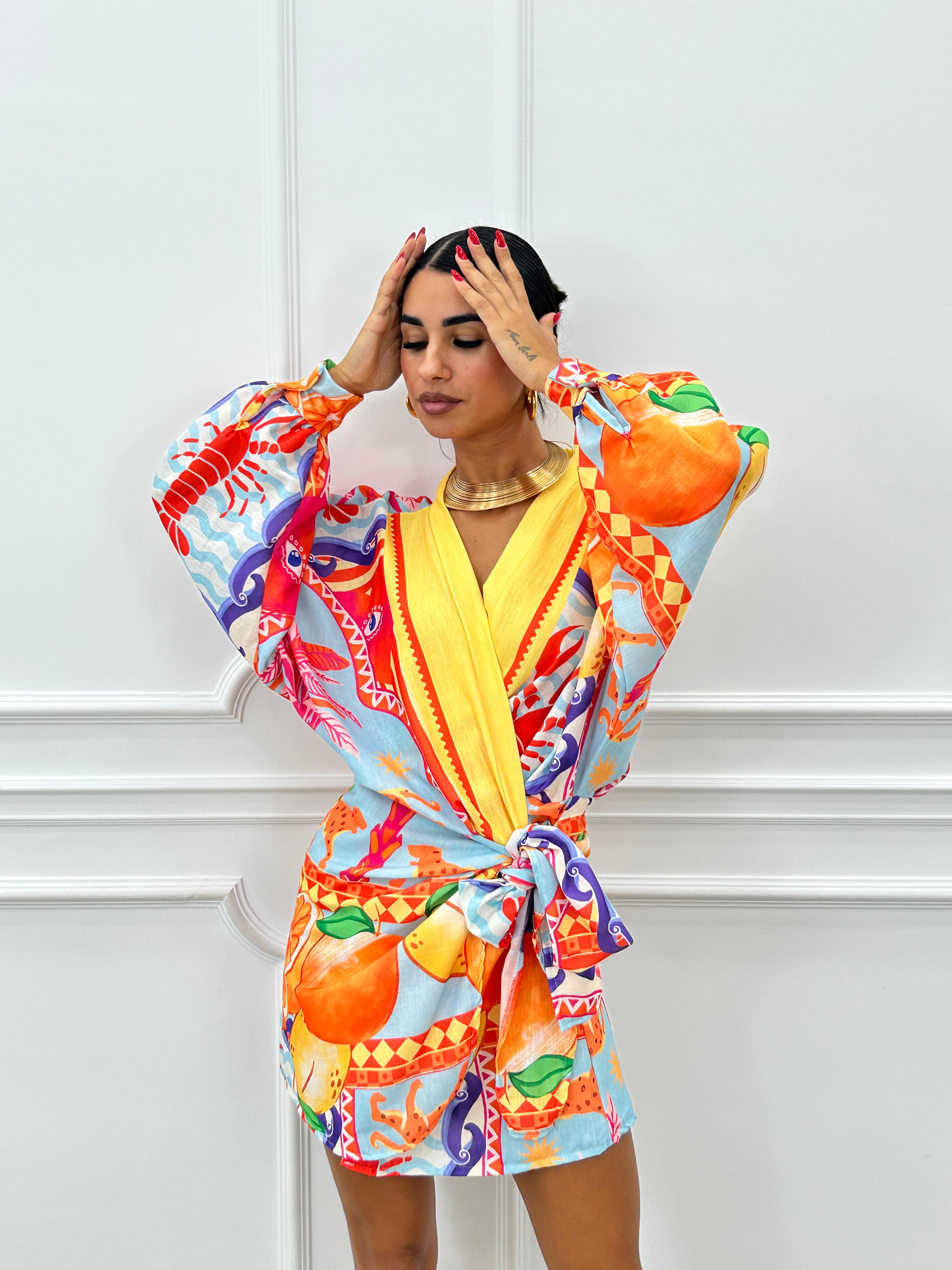 DRESS KIMONO FANTASIA NEW SS25