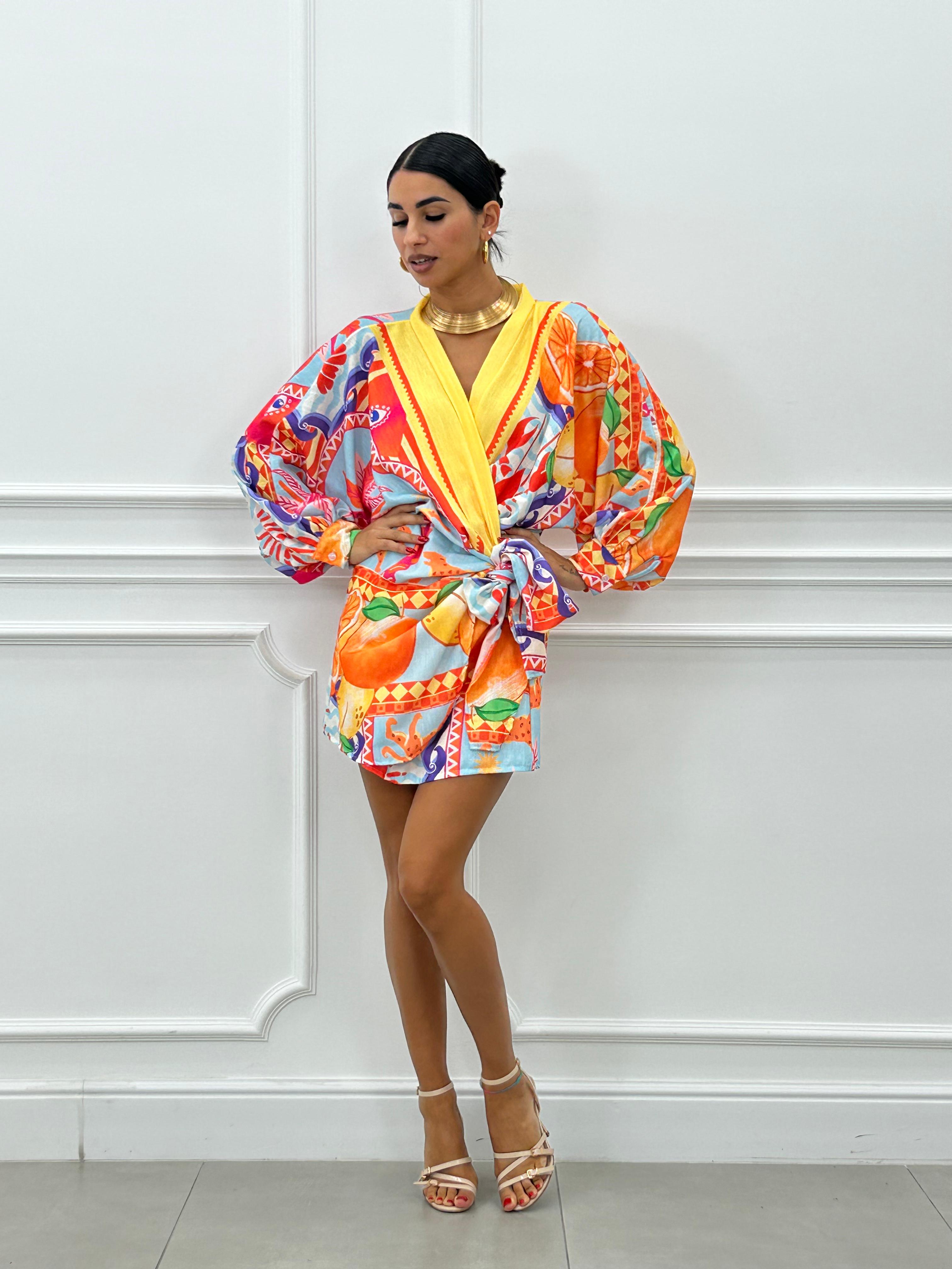DRESS KIMONO FANTASIA NEW SS25