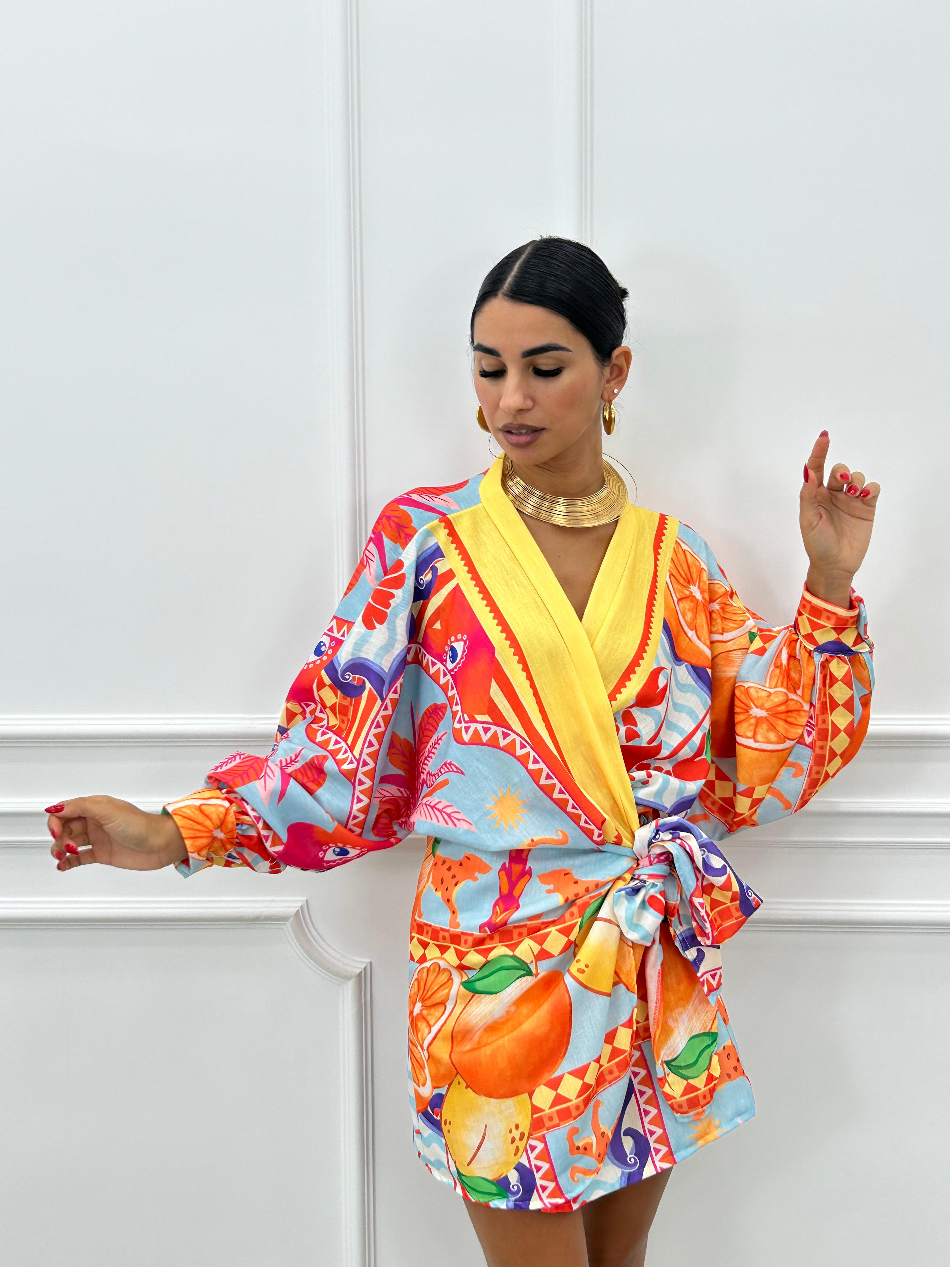 DRESS KIMONO FANTASIA NEW SS25
