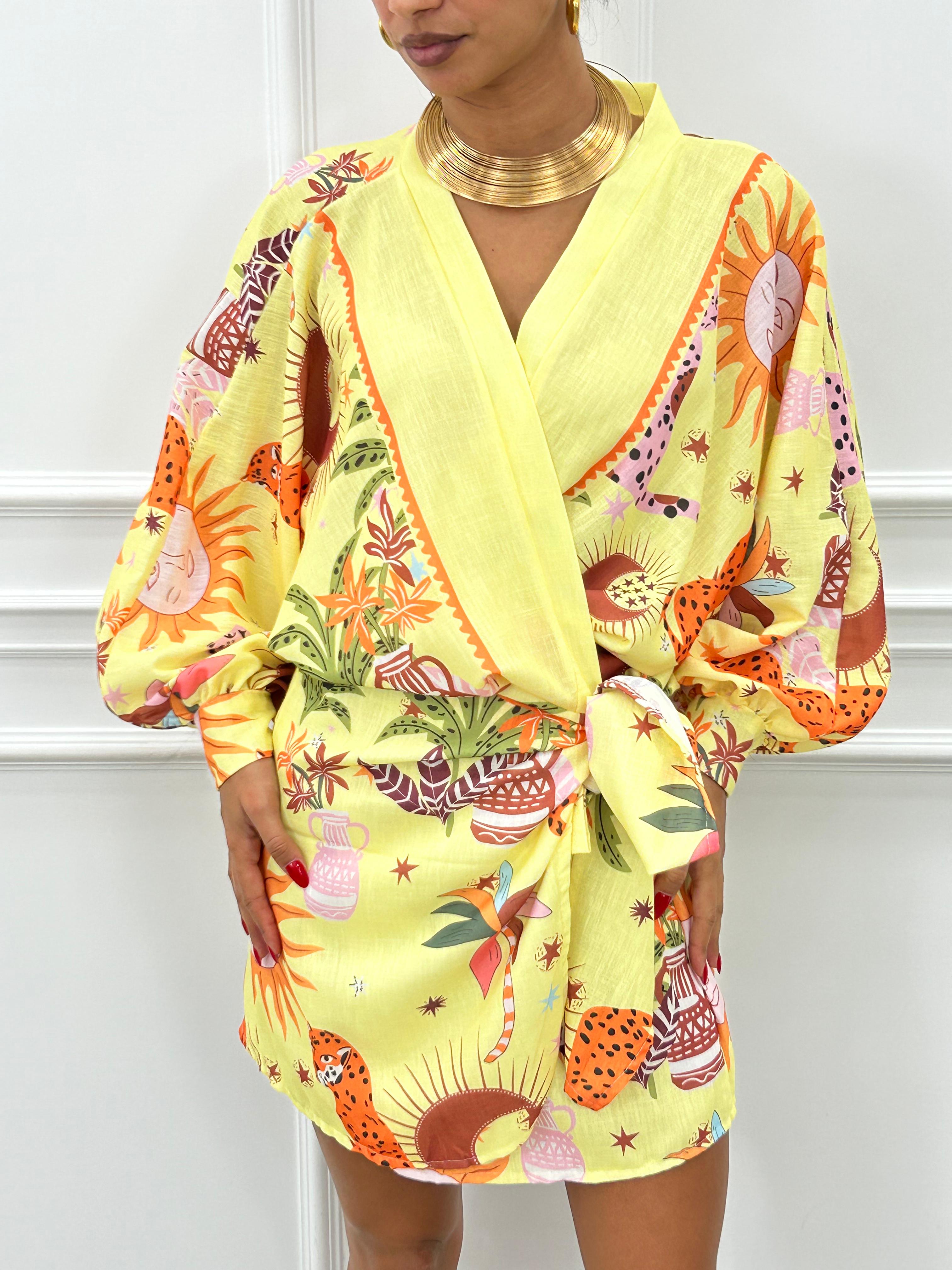 DRESS KIMONO FANTASIA NEW SS25