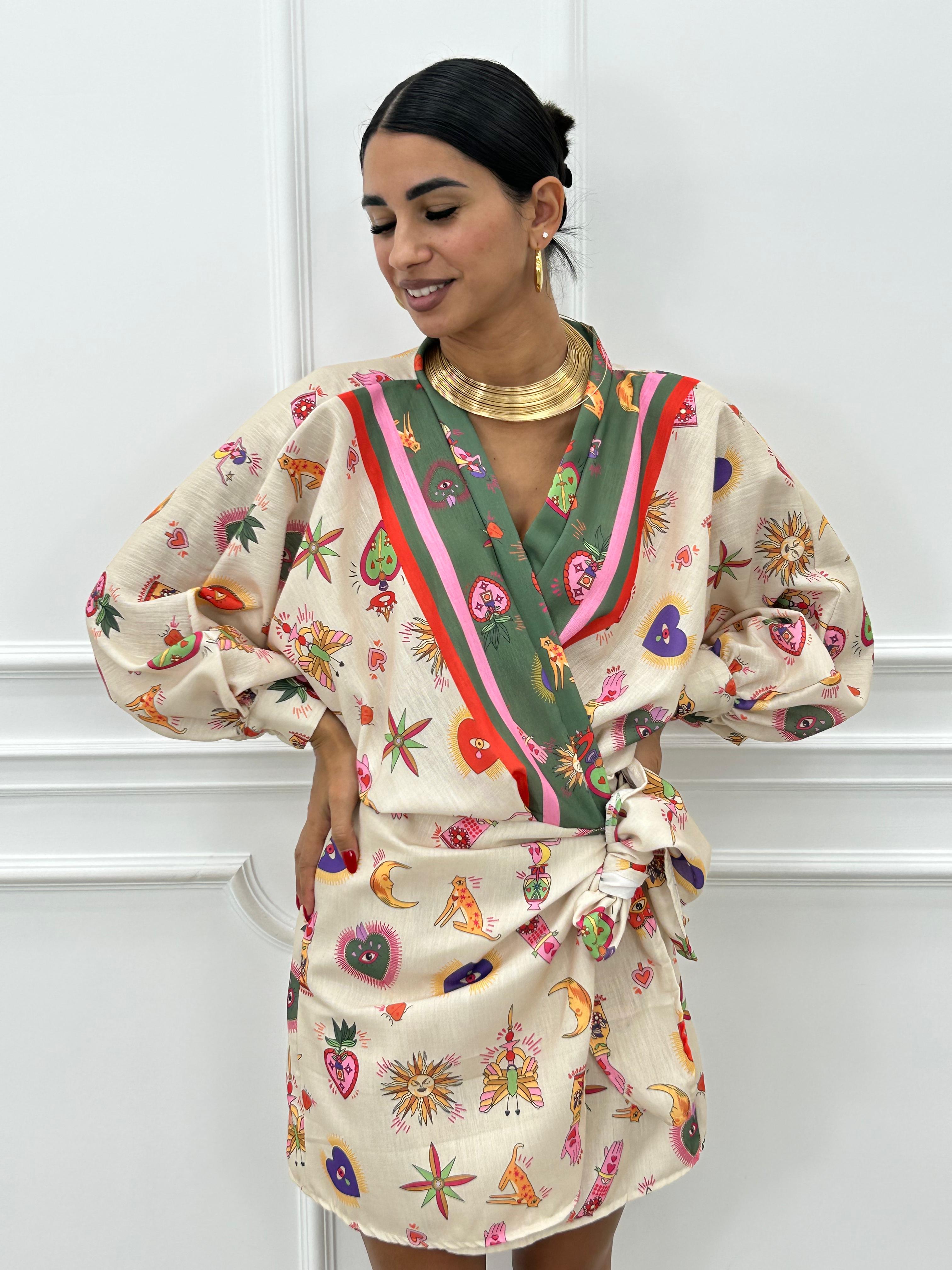 DRESS KIMONO FANTASIA NEW SS25