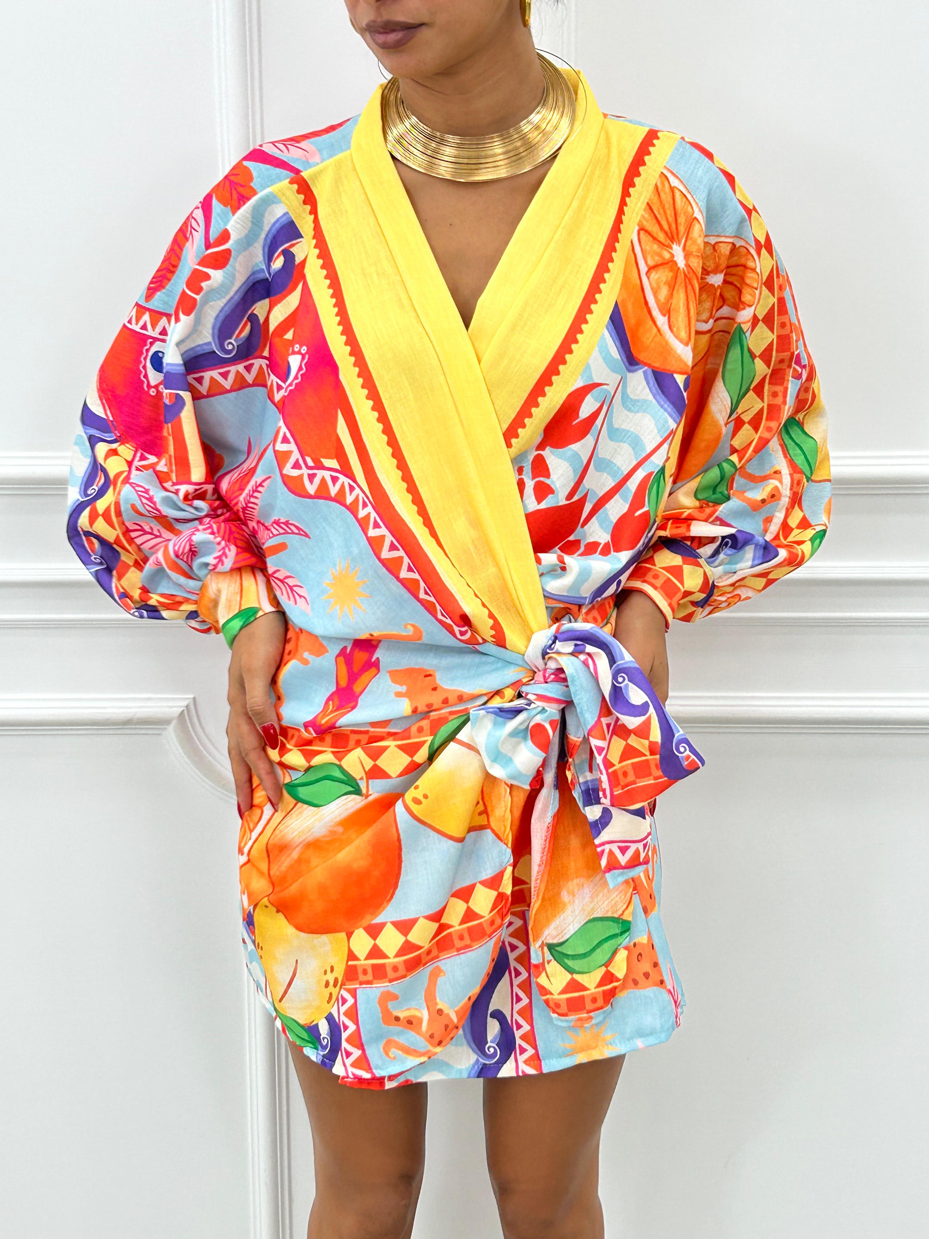DRESS KIMONO FANTASIA NEW SS25