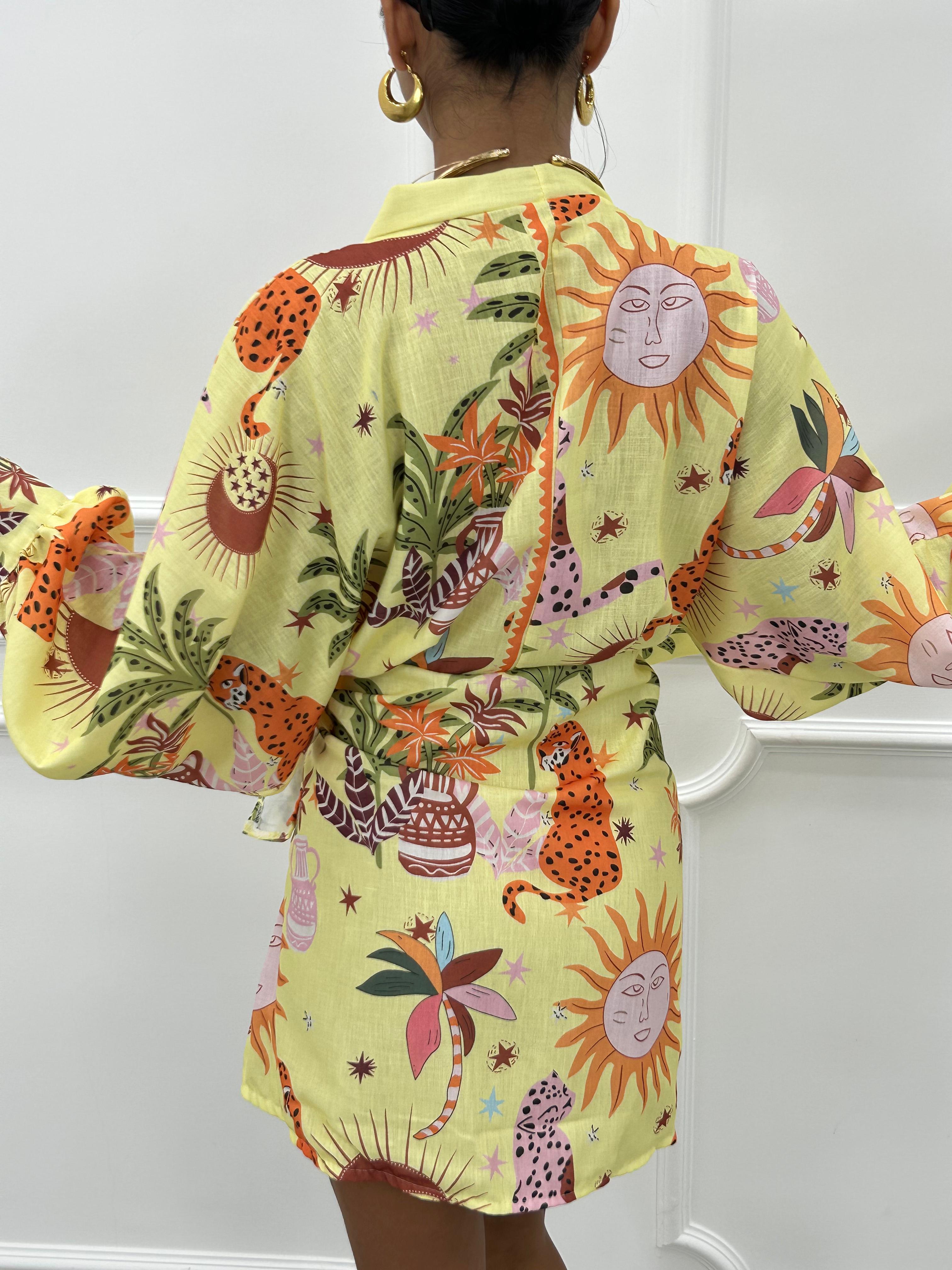 DRESS KIMONO FANTASIA NEW SS25