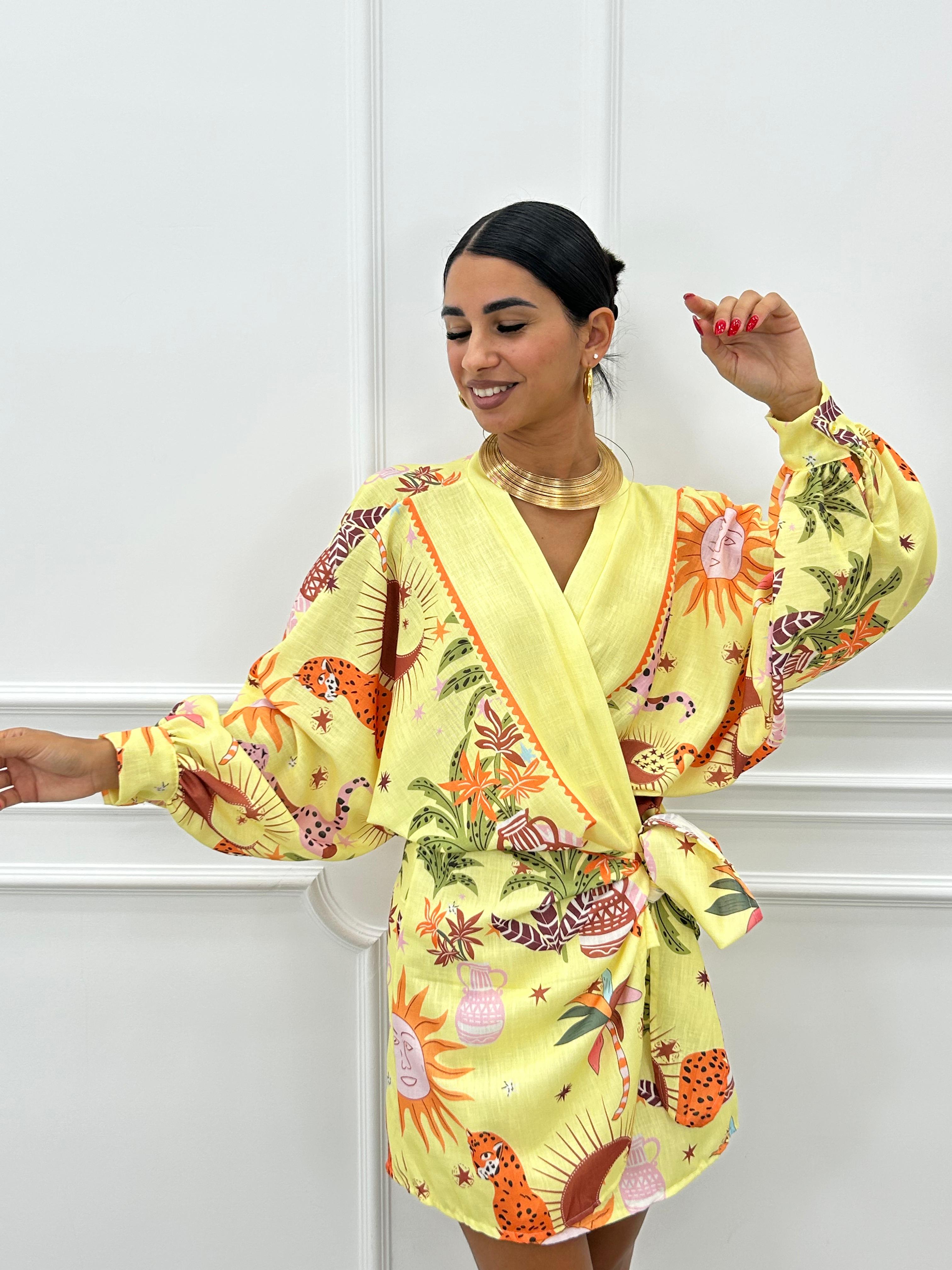 DRESS KIMONO FANTASIA NEW SS25