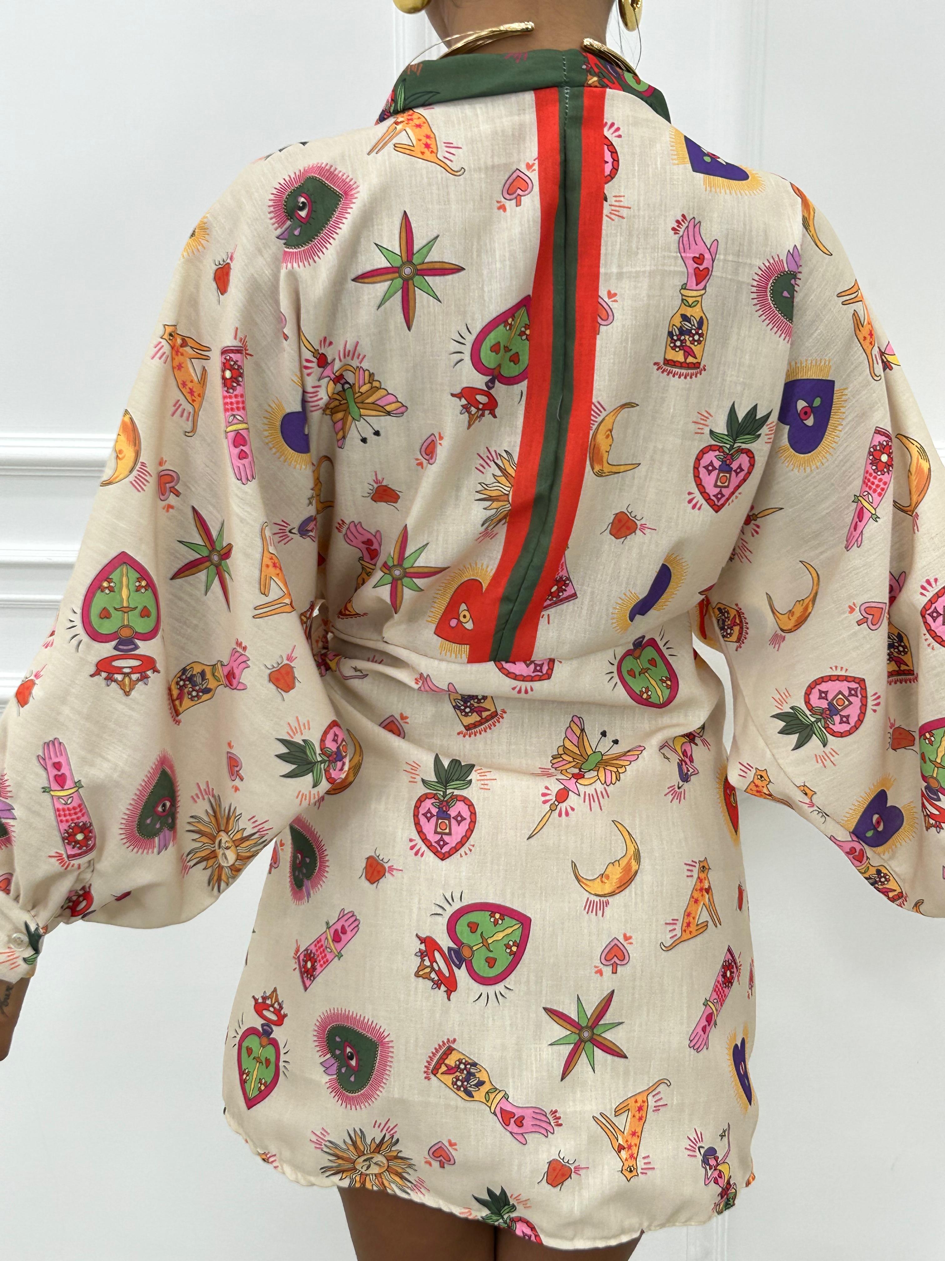 DRESS KIMONO FANTASIA NEW SS25
