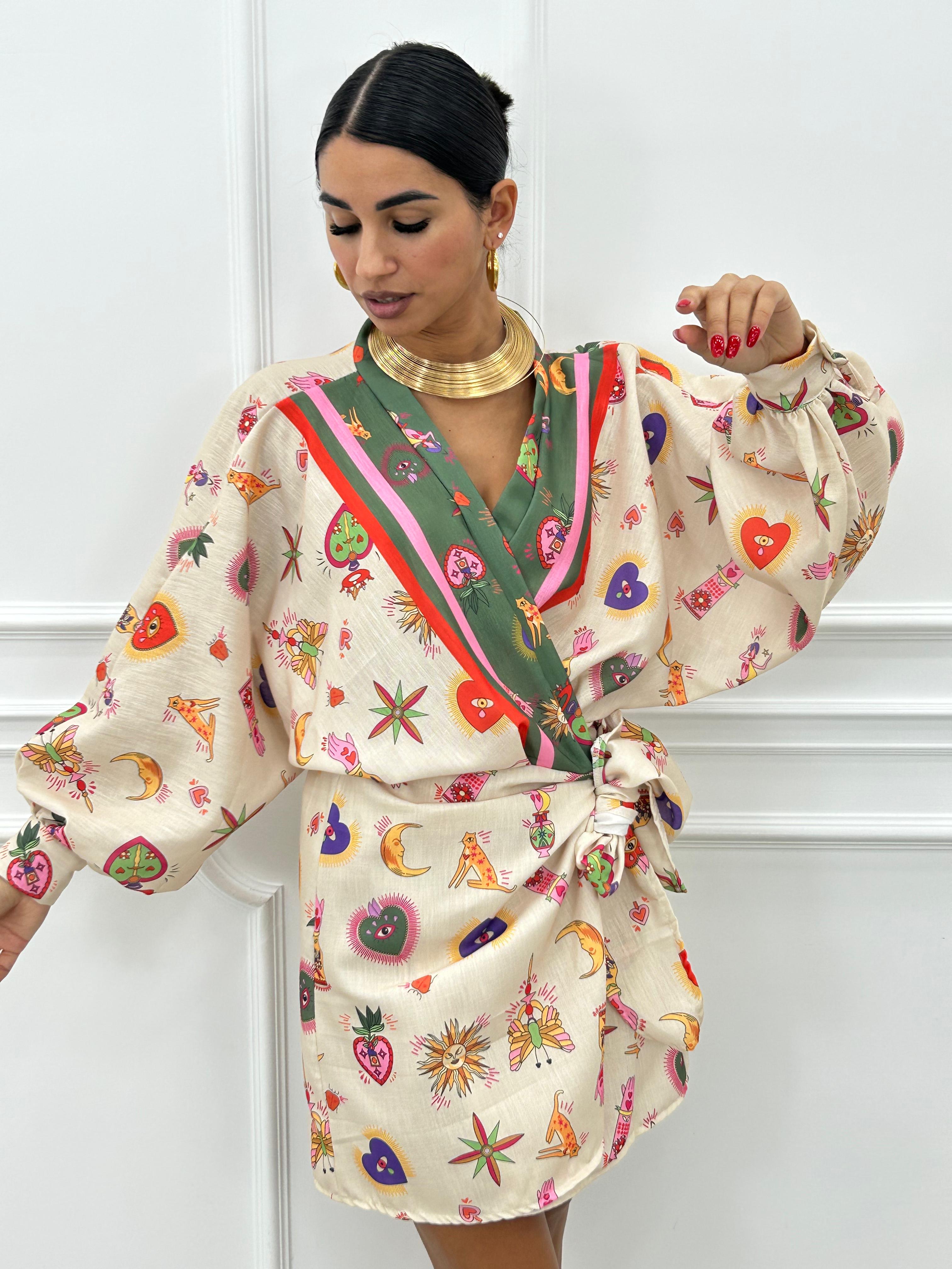 DRESS KIMONO FANTASIA NEW SS25
