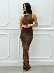 DRESS TULLE E FIORI NEW AI26