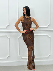DRESS TULLE E FIORI NEW AI26